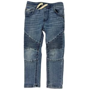 Art Class Super Skinny Moto Biker Jeans Size 4 Medium Wash